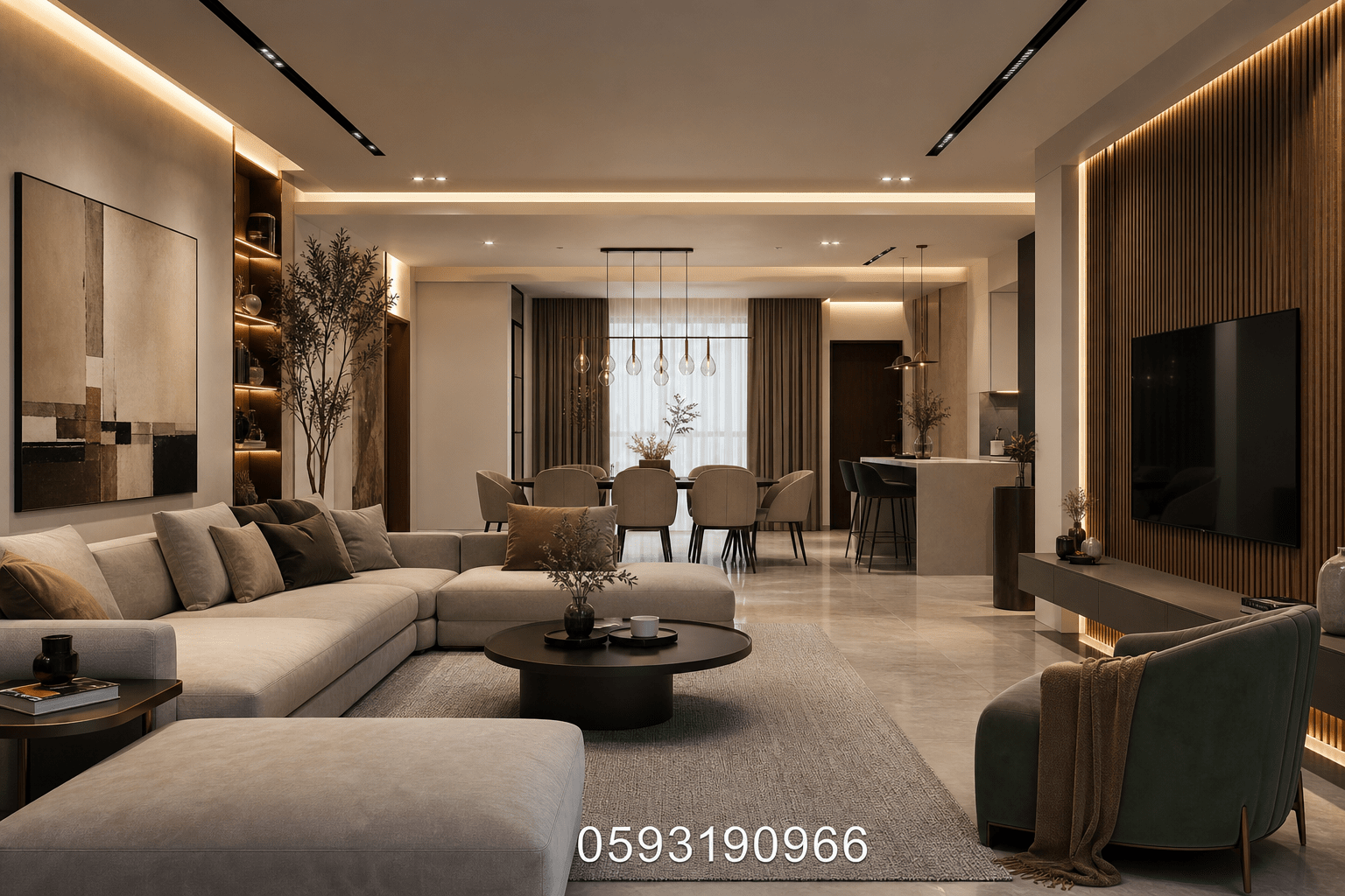 مشروع تصميم ديكور داخلي مخصص - مشروع تشطيب في المنطقة الغربية لدى…