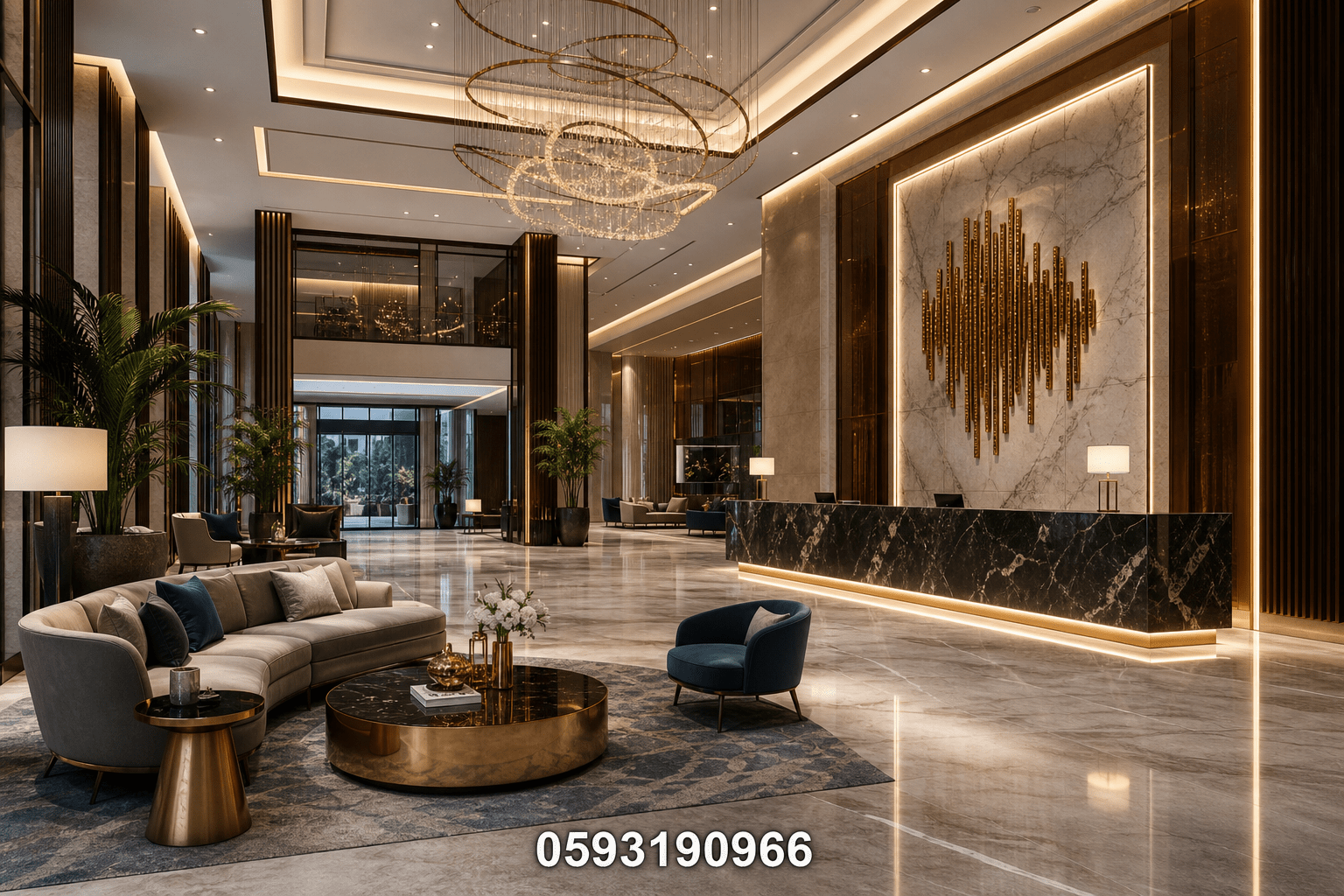 مشروع تشطيب فندق بتصميم فاخر - مشروع تشطيب في المنطقة الغربية لدى…