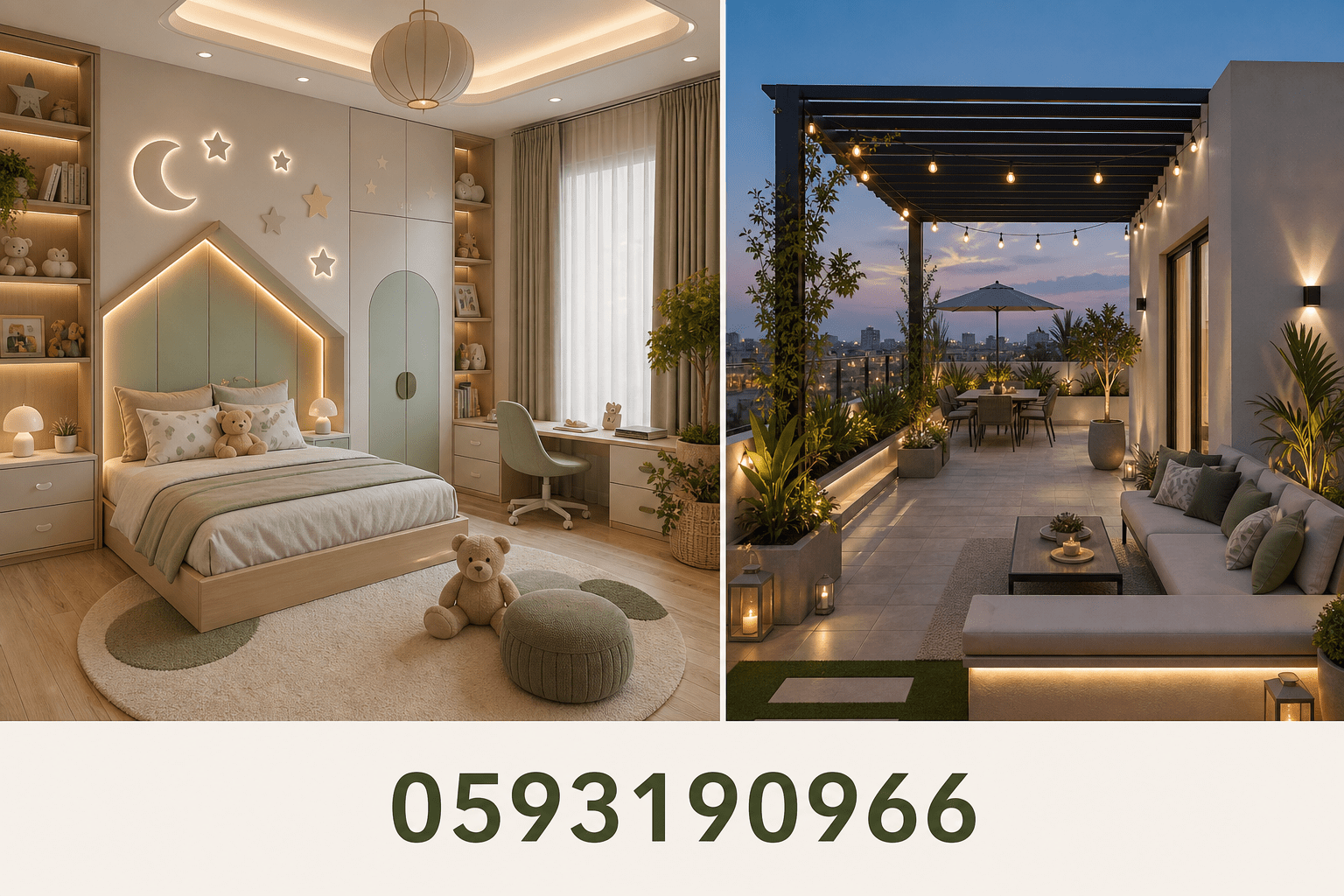 تصميم غرفة أطفال وتجديد مساحة - مشروع ديكور في المنطقة الوسطى لدى…
