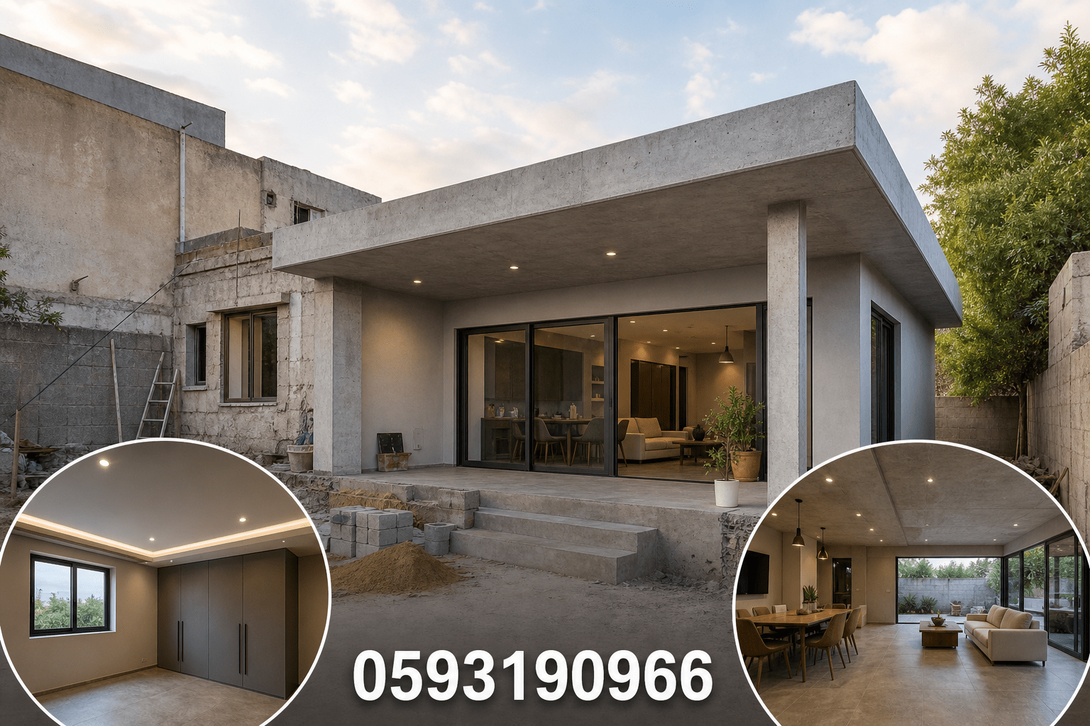 توسعة وتطوير صالة وغرفة مع - مشروع ترميم وصيانة في المنطقة الوسطى…