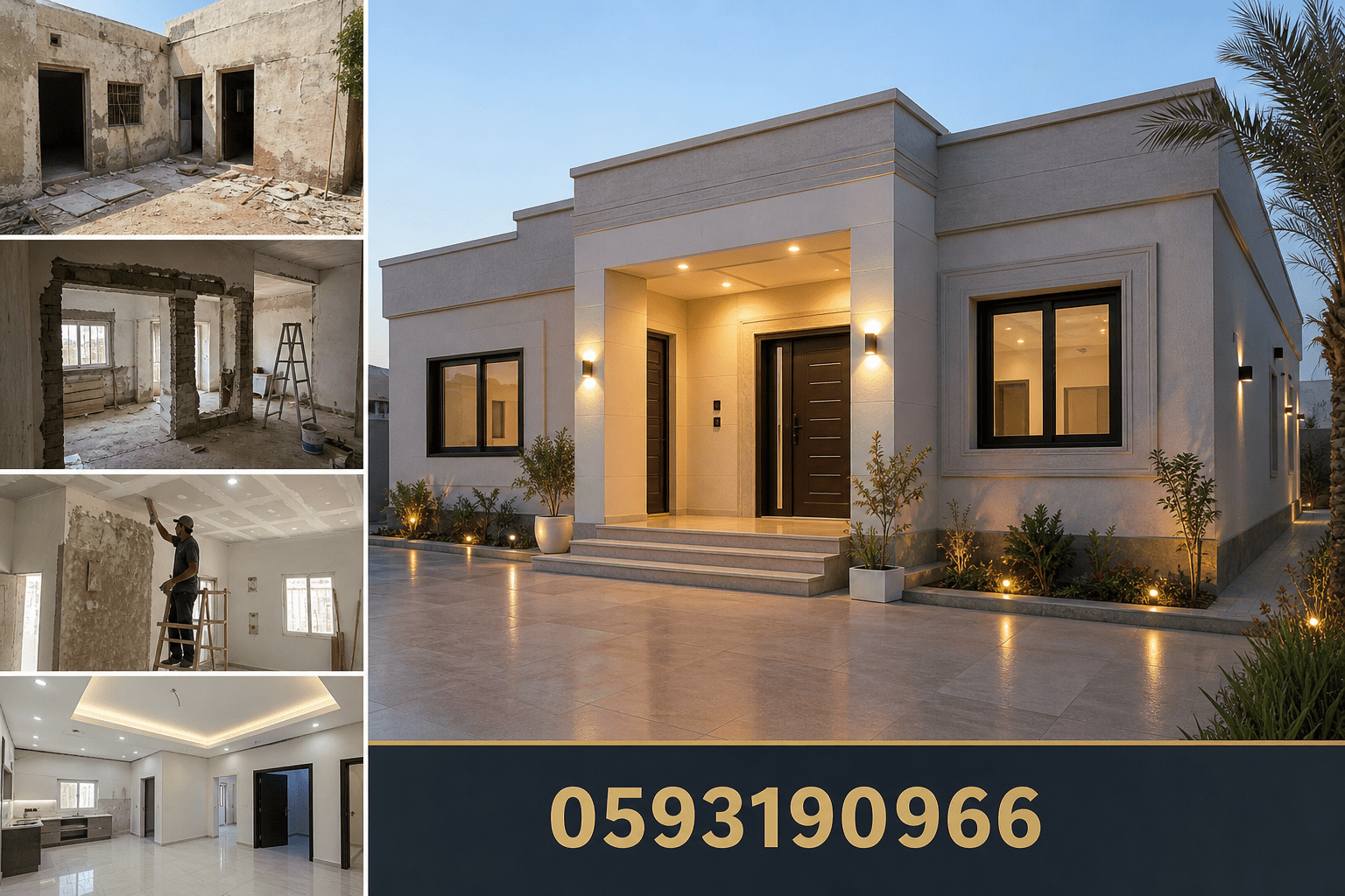 تجديد شامل لدور سكني وأعمال - مشروع تشطيب في المنطقة الوسطى لدى بو…