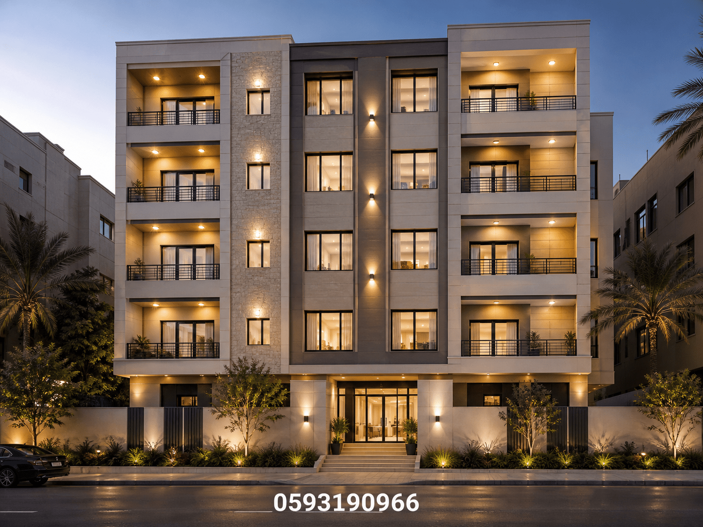 تشطيب عمارة سكنية تحتوي على - مشروع تشطيب في المنطقة الغربية لدى ب…