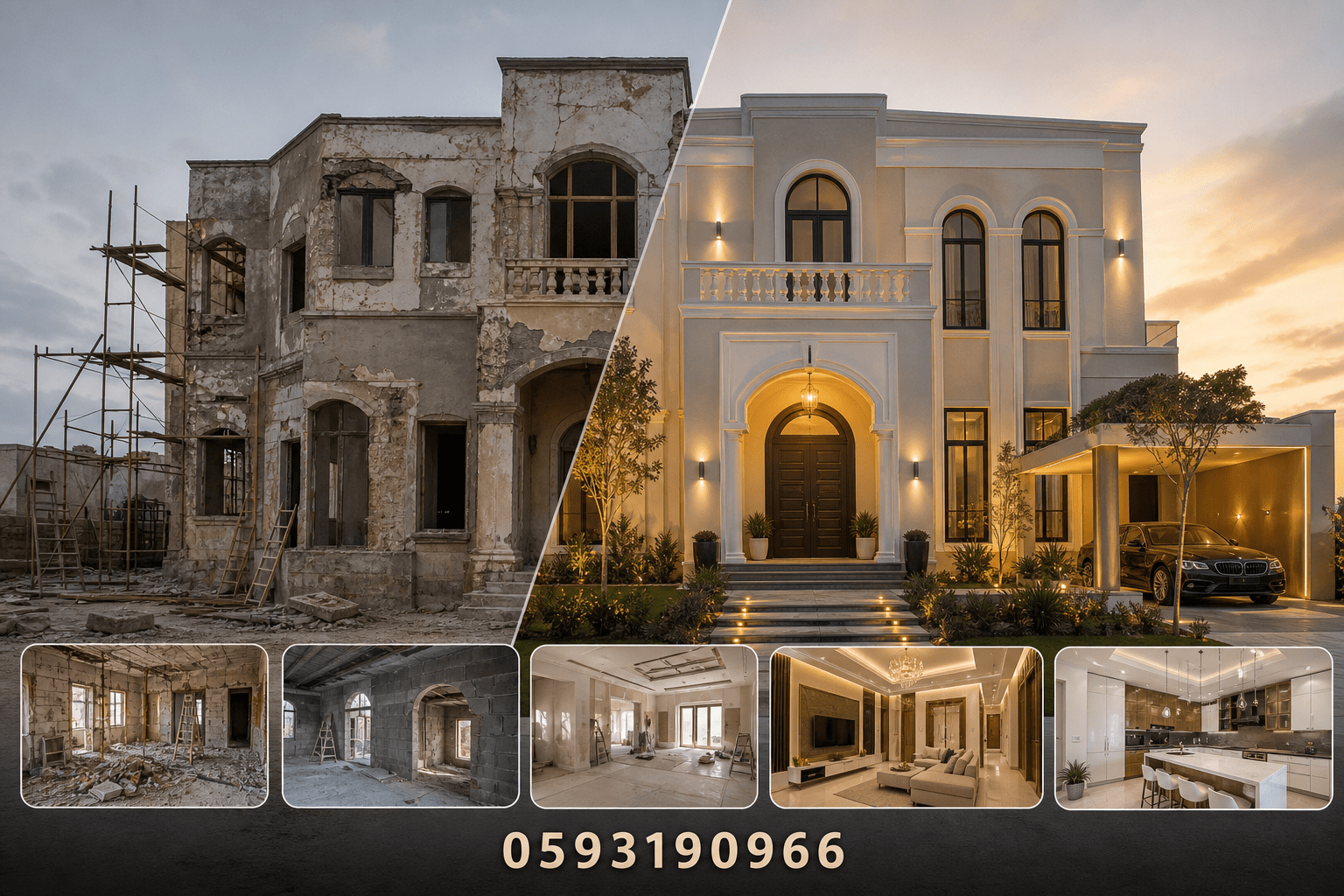 "مشروع تجديد وترميم كامل لمنزل - مشروع ترميم وصيانة في المنطقة الو…