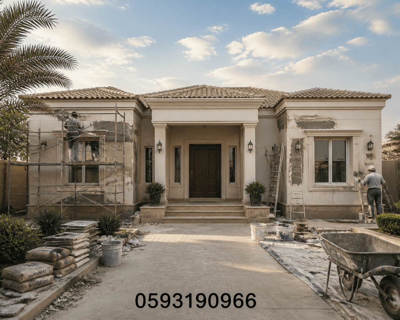 مشروع ترميم فيلا سكنية دور - مشروع ترميم وصيانة في المنطقة الوسطى…