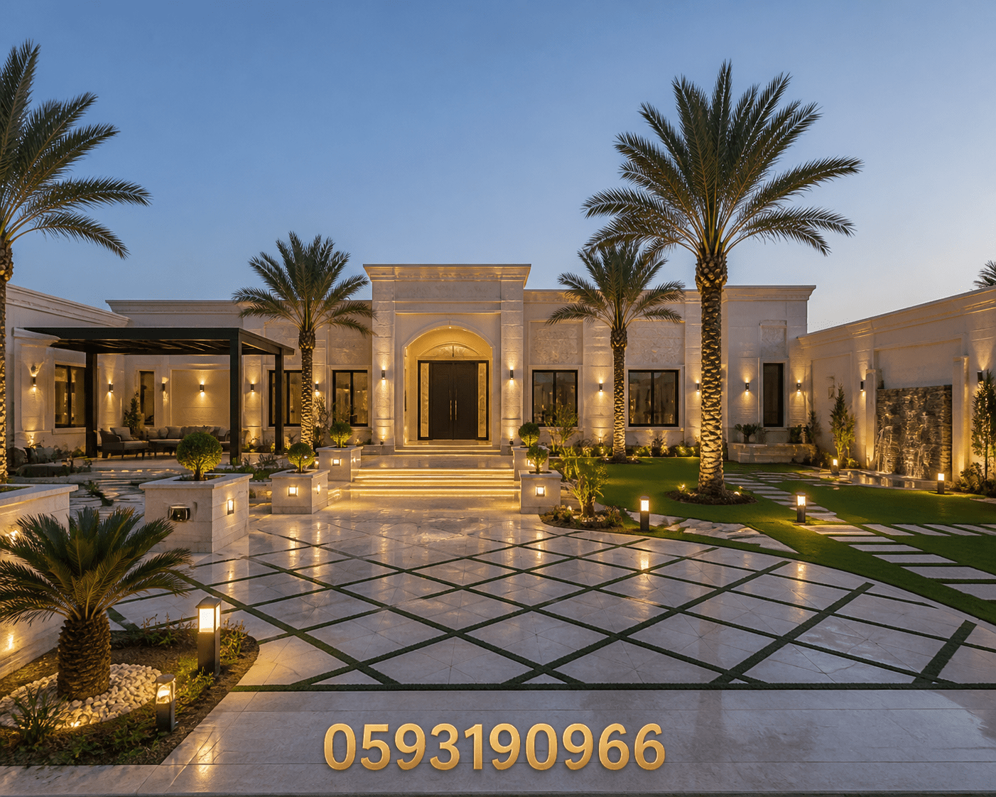 تحويل شامل لحوش وواجهة بيت - مشروع ترميم وصيانة في المنطقة الوسطى…