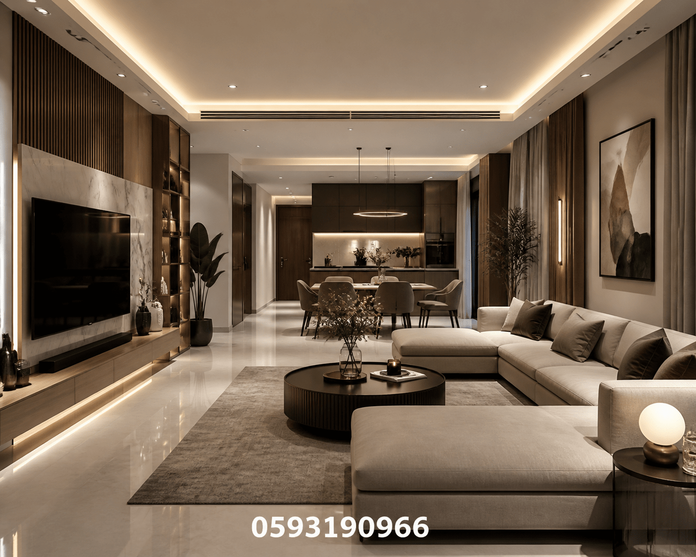 تصميم ديكور داخلي عصري لشقتك - مشروع ديكور في المنطقة الغربية لدى…