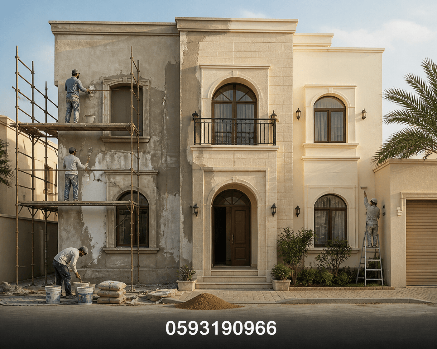 مشروع ترميم وصيانة منزل سكني - مشروع تشطيب في المنطقة الغربية لدى…