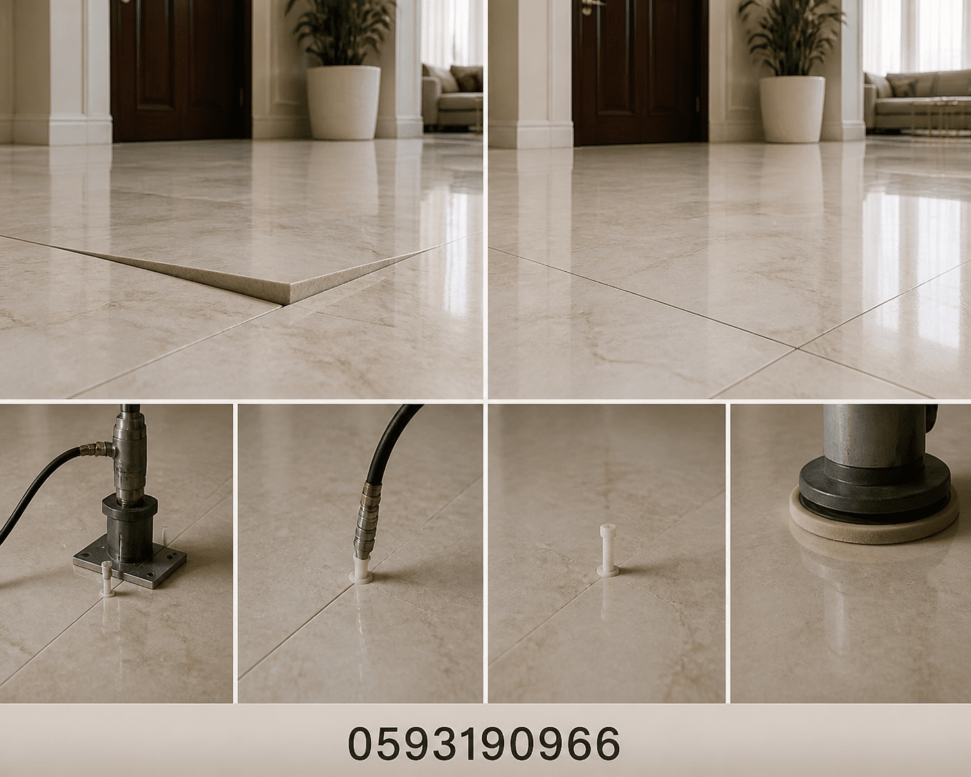 مشروع ترميم وصيانة دور أرضي - مشروع تشطيب في المنطقة الغربية لدى ب…