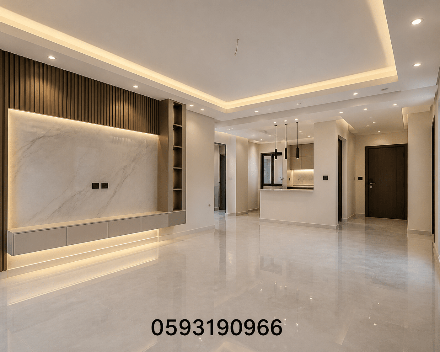 أعمال تشطيب شقة سكنية جديدة - مشروع تشطيب في المنطقة الغربية لدى ب…