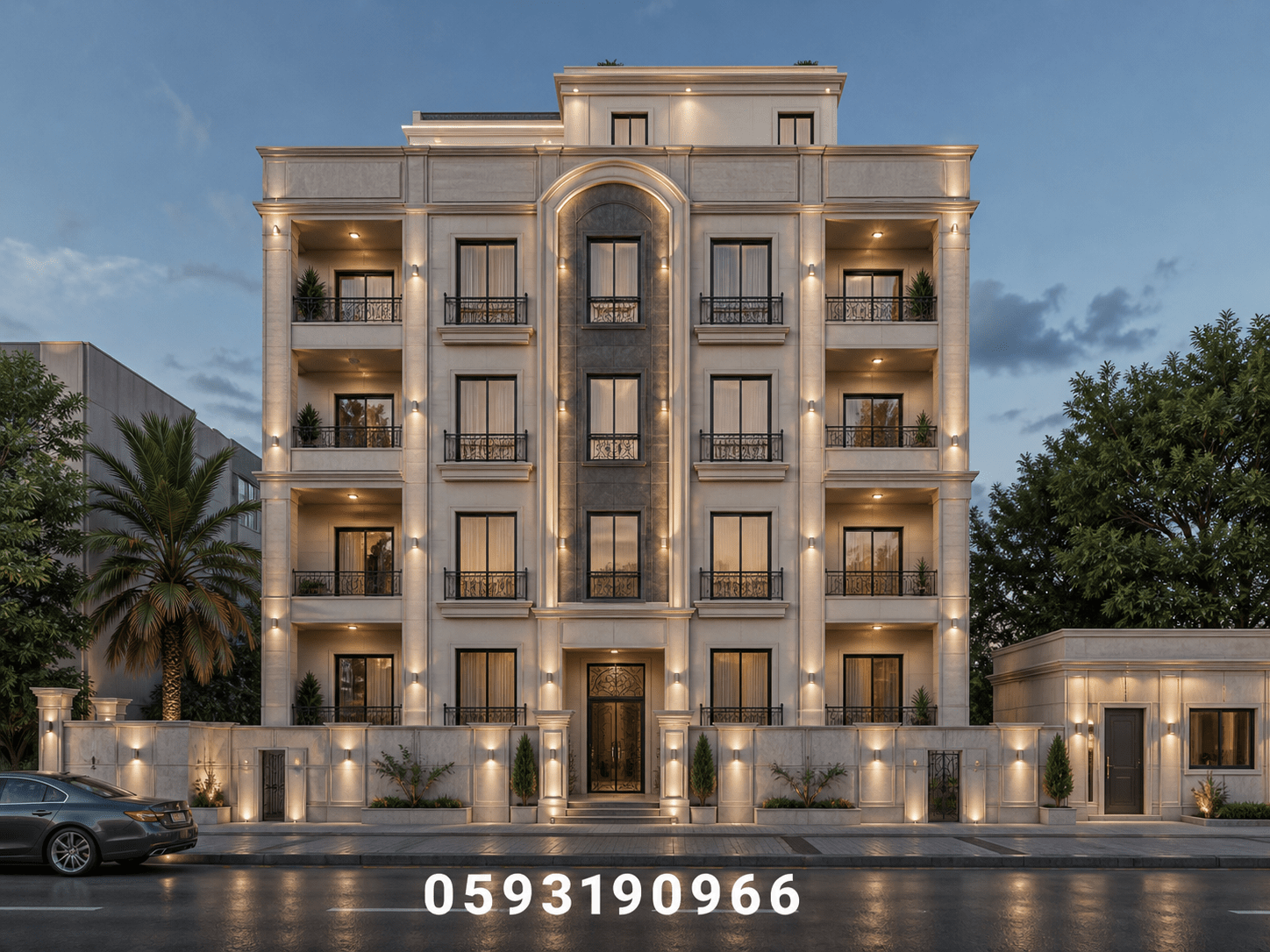 مشروع أعمال تشطيب لعمارة ٤ - مشروع تشطيب في المنطقة الغربية لدى بو…
